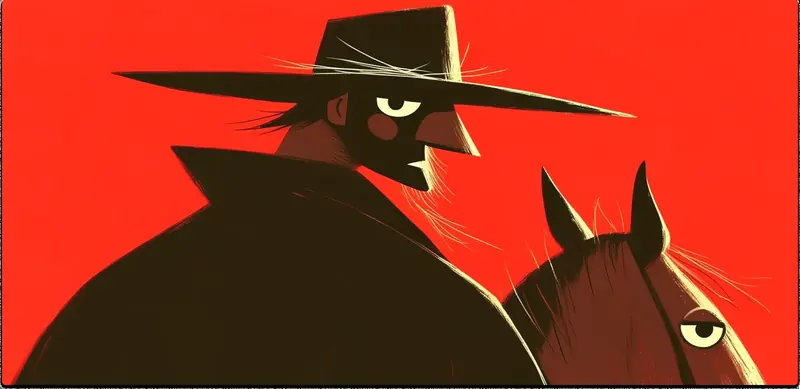 Krea 2 example: Male cowboy riding horse through the desert, close up shot
